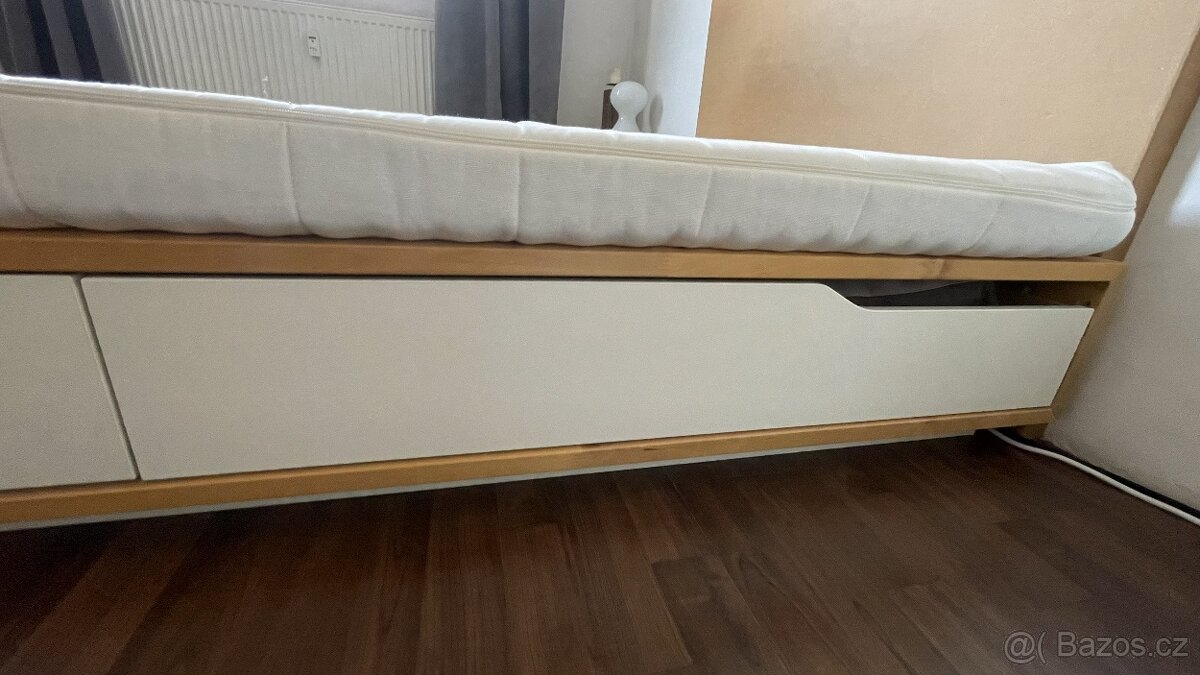 Dvoulůžková postel IKEA MANDAL 140 x 200 cm - 5