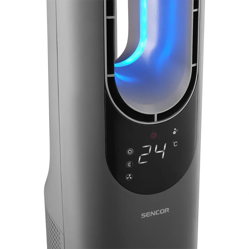 nové SFH 3704SL Keramické bezvrtulové topidlo a ventilátor - 5