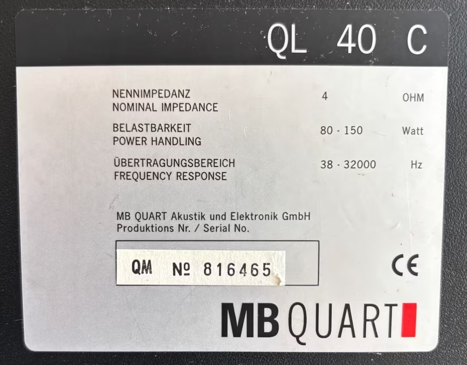 Sloupové repro MB Quart QL-40C-TOP stav. - 5
