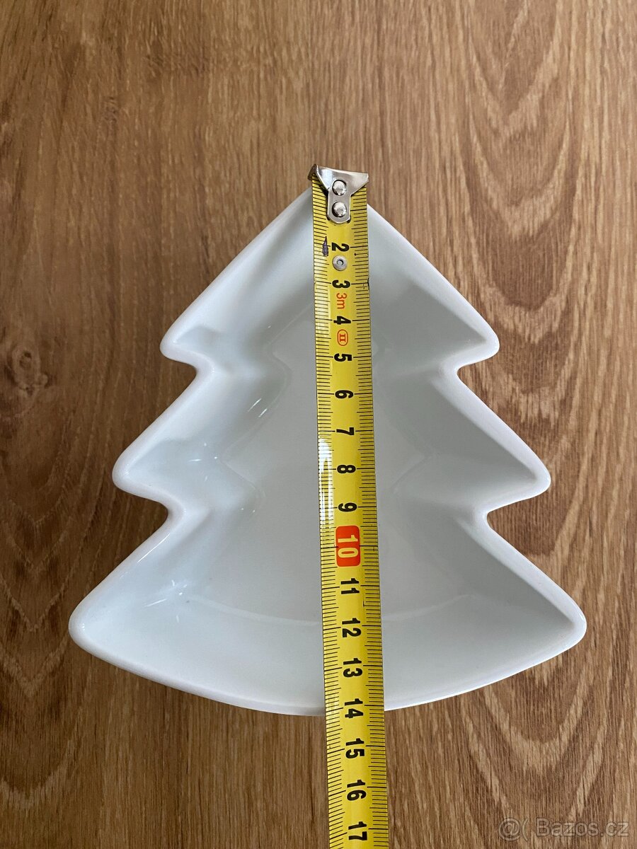 Vánoční mističky ve tvaru stromečku 2 ks - 5