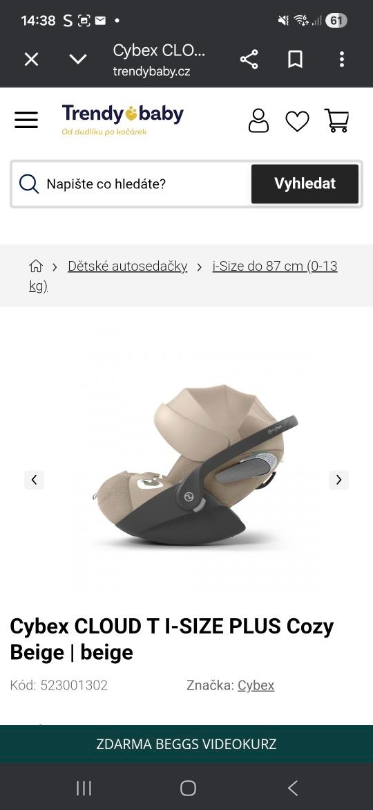 Polohovatelne vajicko Cybex - 5