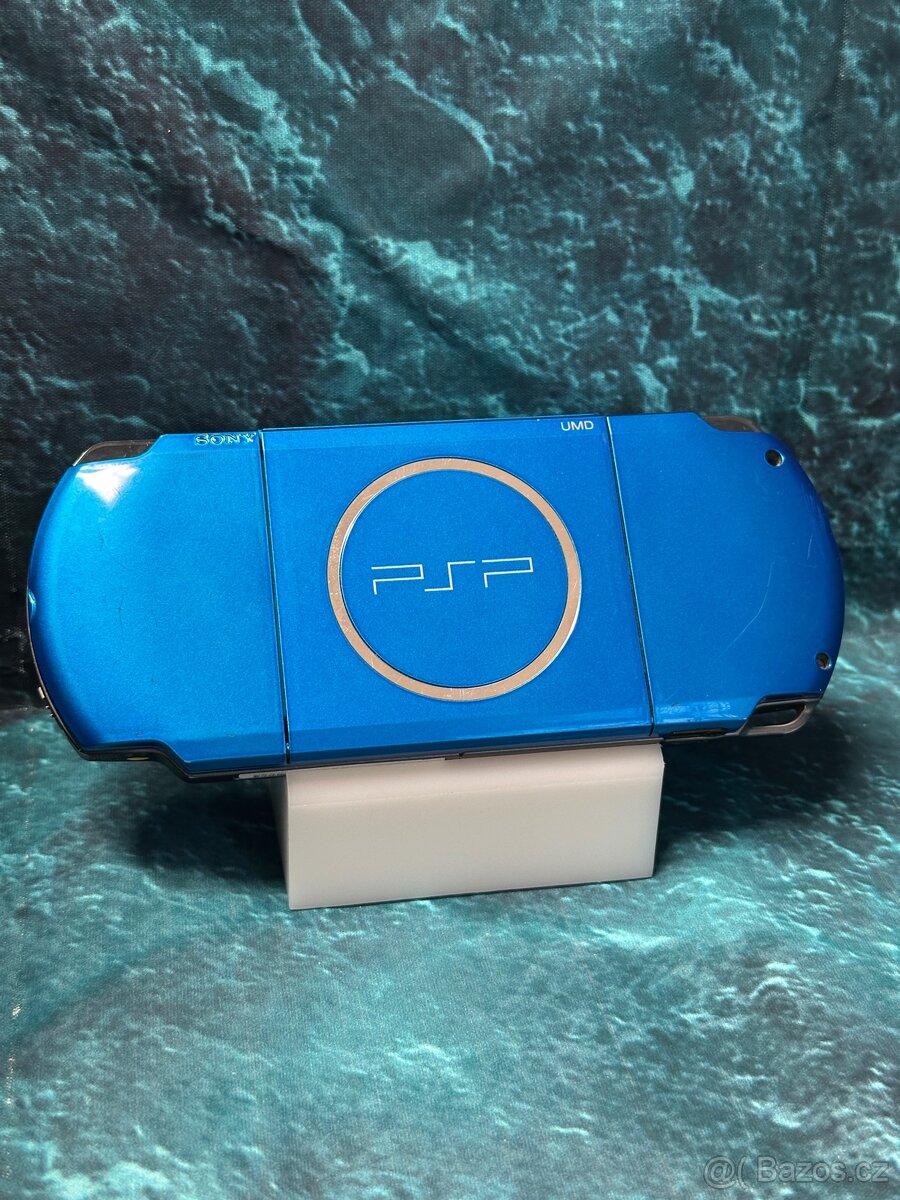 PSP 3000 marine Blue --vzácné-- včetně BOXU - 5