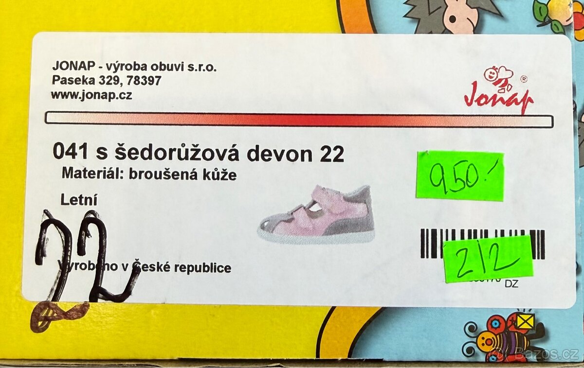 Jonap dívčí sandály 22 - 5