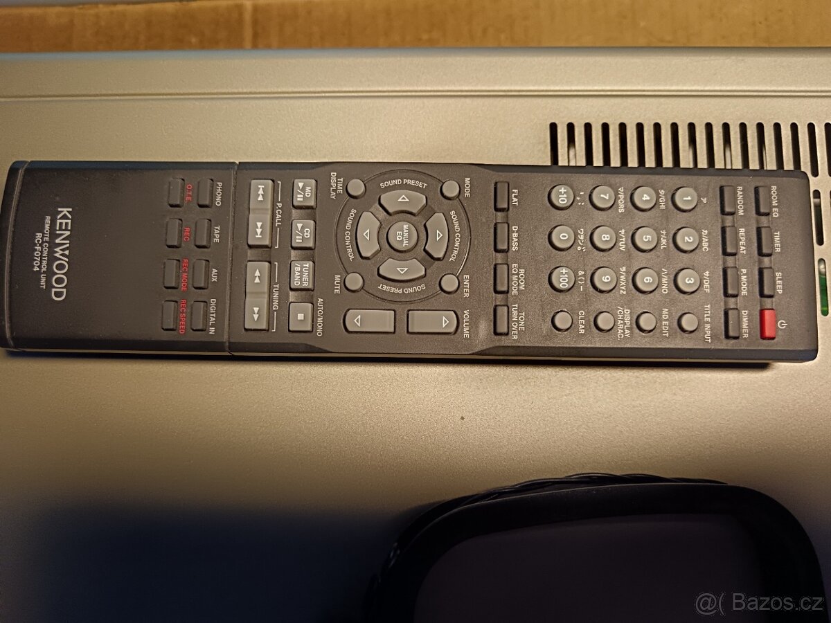 Midi systém Kenwood R-K700 - Minidisk, CD, Tuner - 5