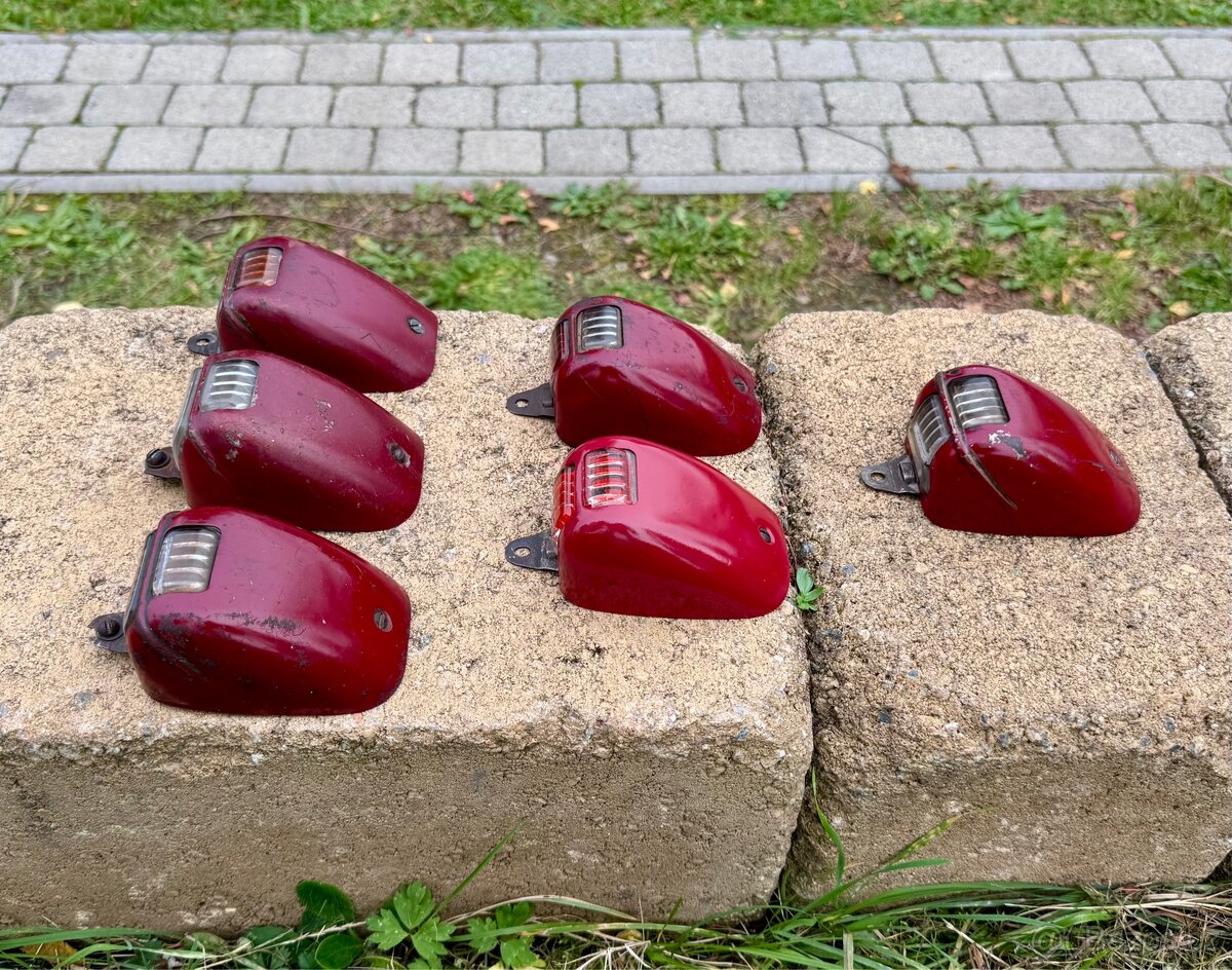 Jawa ČZ kývačka, půllitr, Velorex - zadní světla - 5