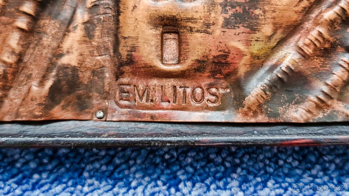 Emanuel Litoš - Praha - tepaná měď - 5