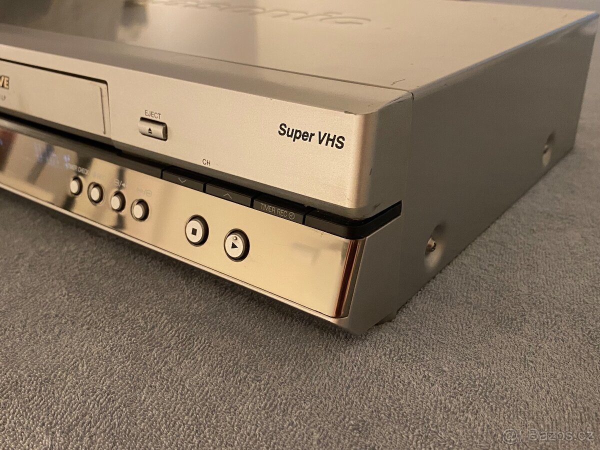 S-VHS video Panasonic, HIFI stero, 6 hlav, ovladač - 5