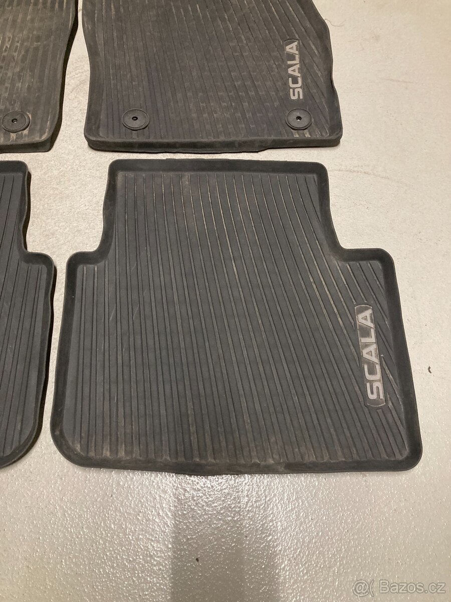 Gumové koberce do interieru - Škoda Scala - 5