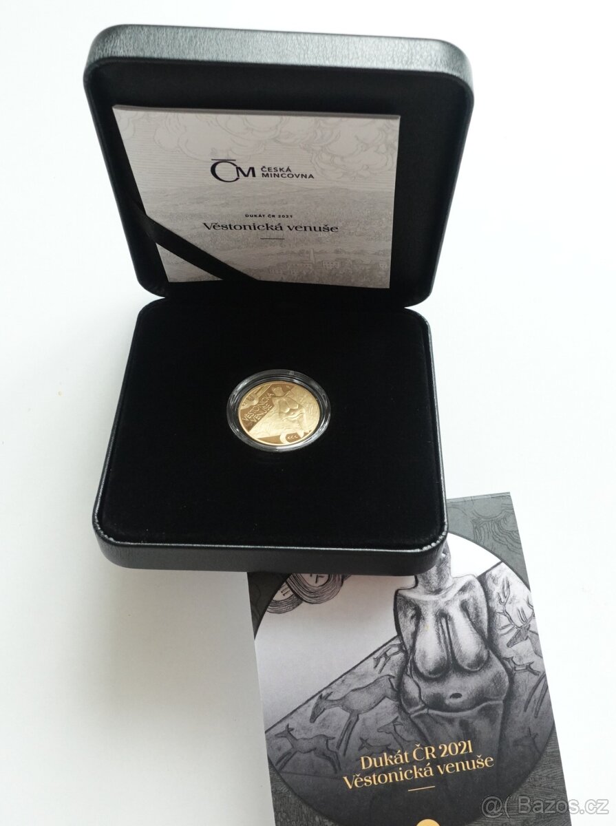zlatýDukát ČR 2021 - Věstonická venuše proof - 5