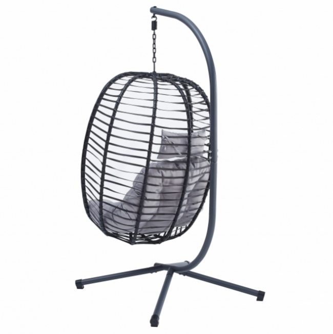 Závěsné křeslo 89 (houpačka) šedá barva - 5