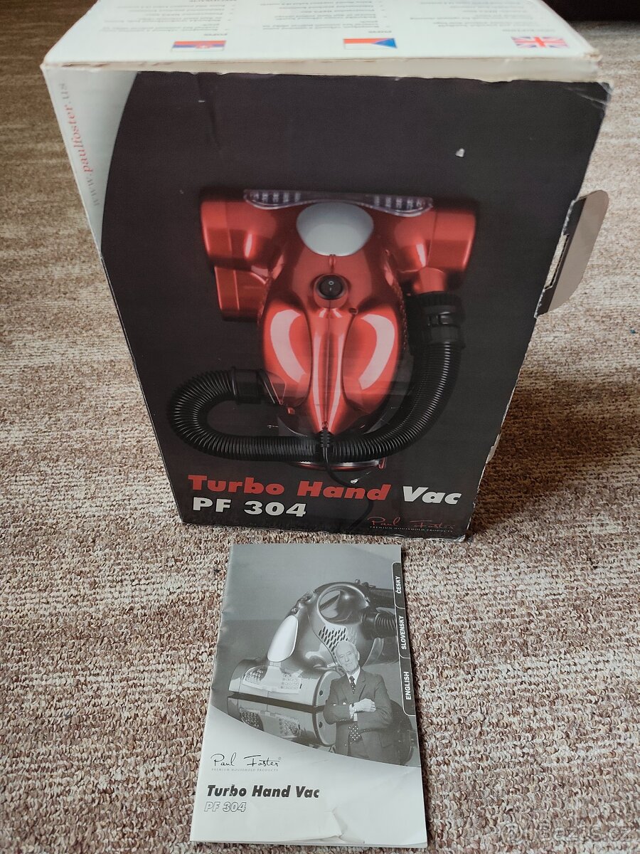 Vysavač Turbo Hand Vac PF304 - 5