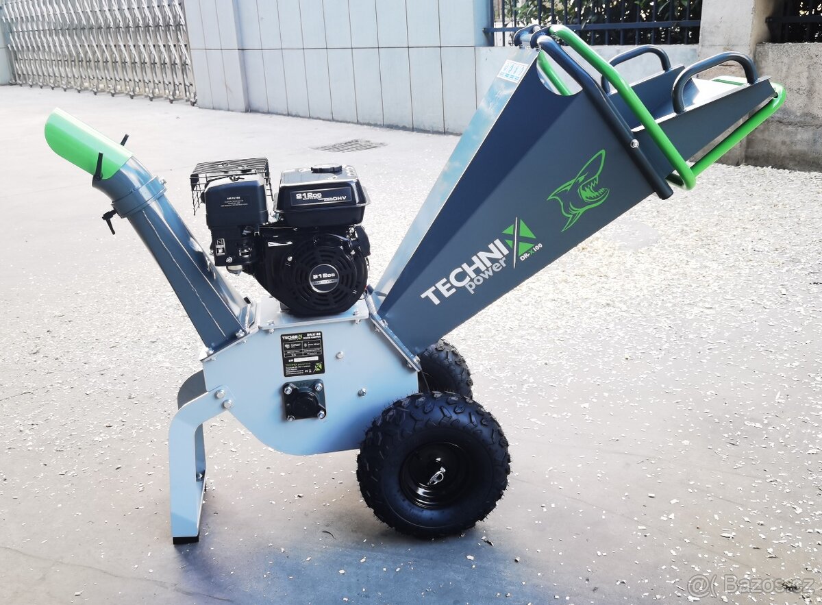 Benzínový drtič větví do 10 cm, DR-X100 TECHNIX - 5