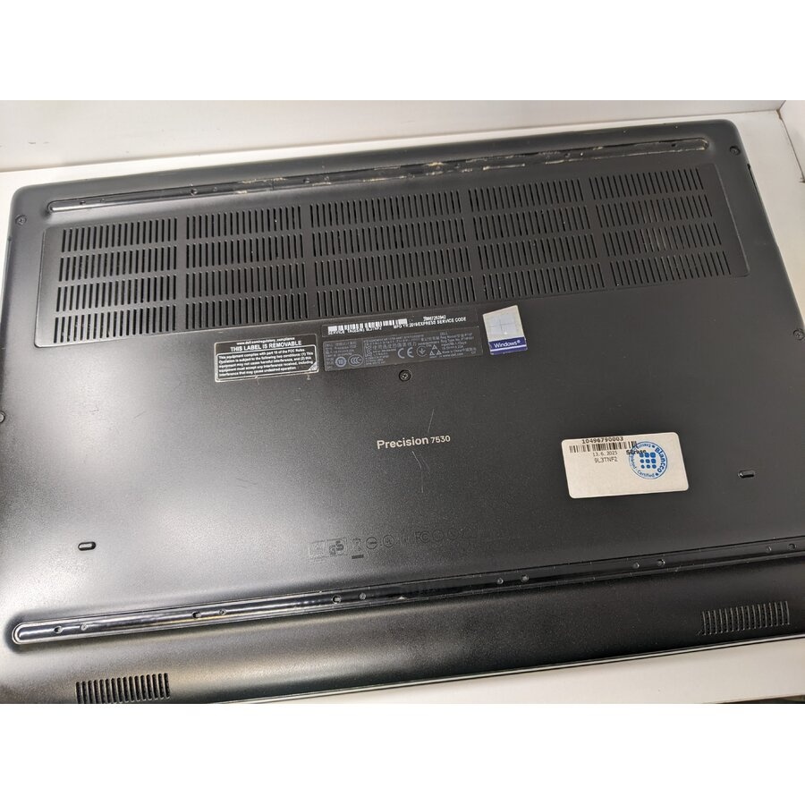 Dell Precision 7530, i9-8950HK, 16gb, 512gb, NVIDIA P1000 - 5