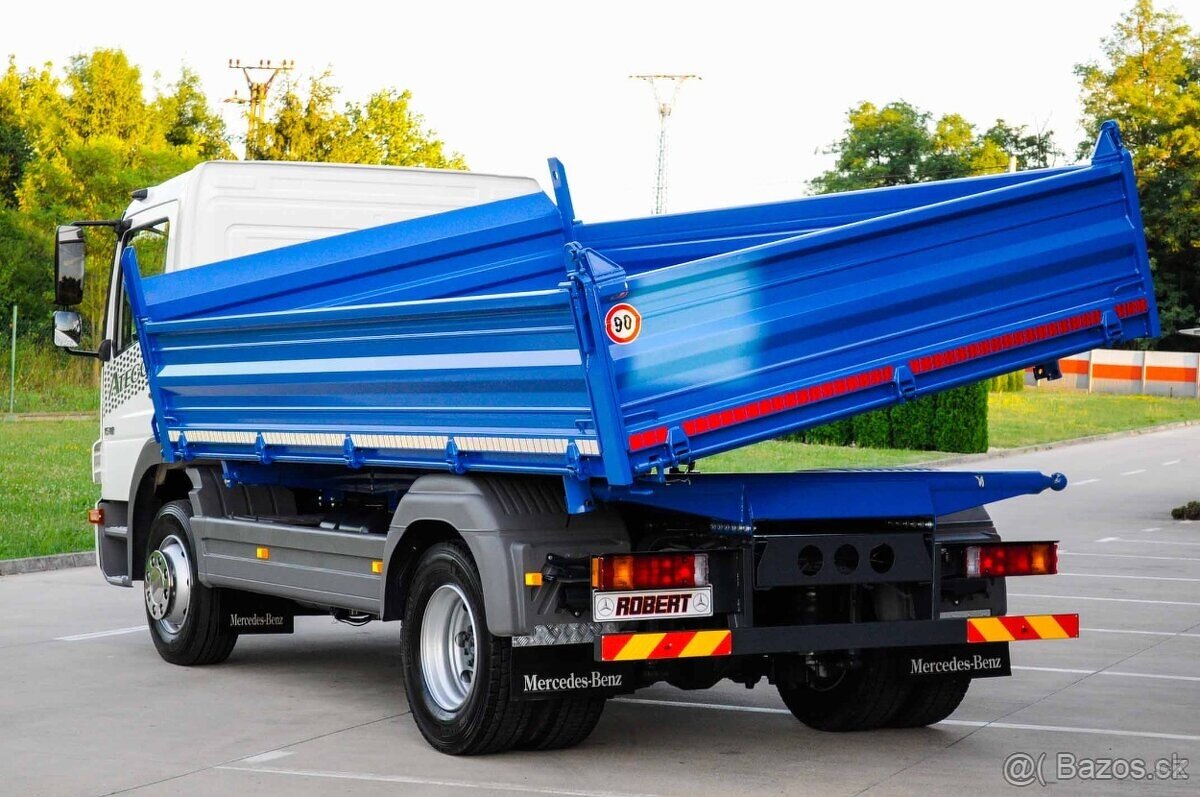 MERCEDES ATEGO 1518 TŘÍSTRANNÝ S3 - SKLÁPĚČ - VYKLÁPĚČ EURO5 - 5