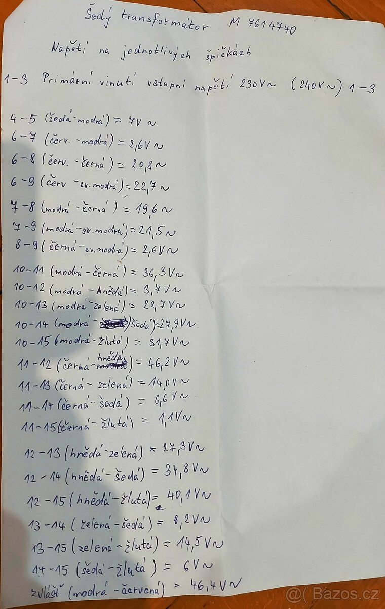 Transformátor M 7614740 s tepelnou pojistkou - 5