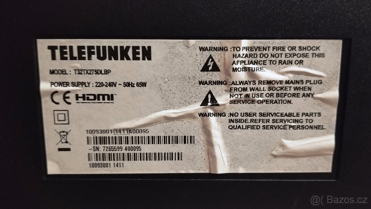 Tv Telefunken T32TX275DLBP - 5