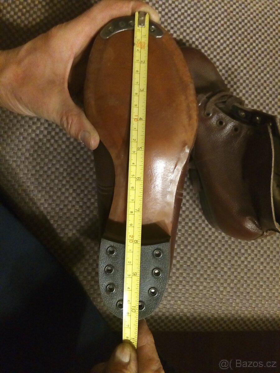 Retro dámské kožené boty - 5