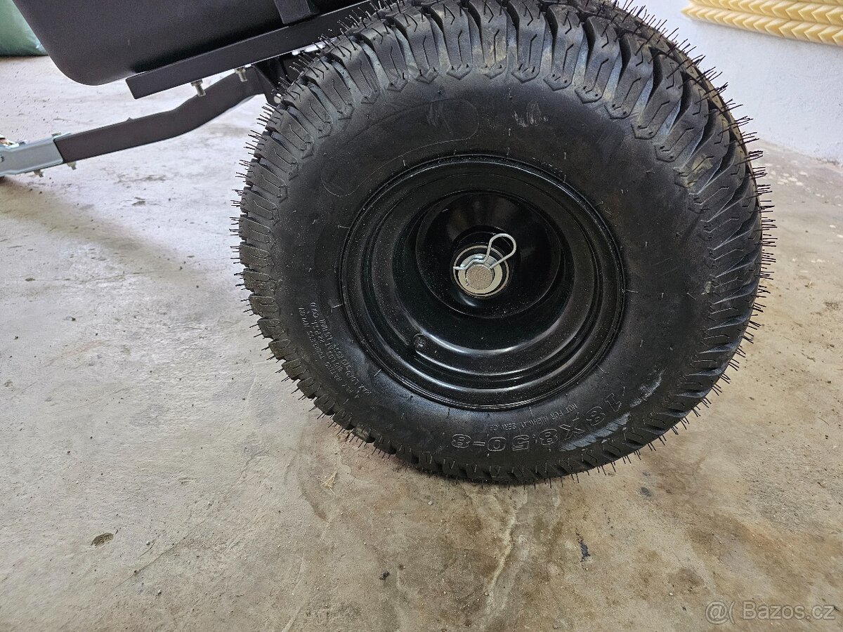Sklopný vozík za čtyřkolku QuadKit FARMER II s bočnicemi