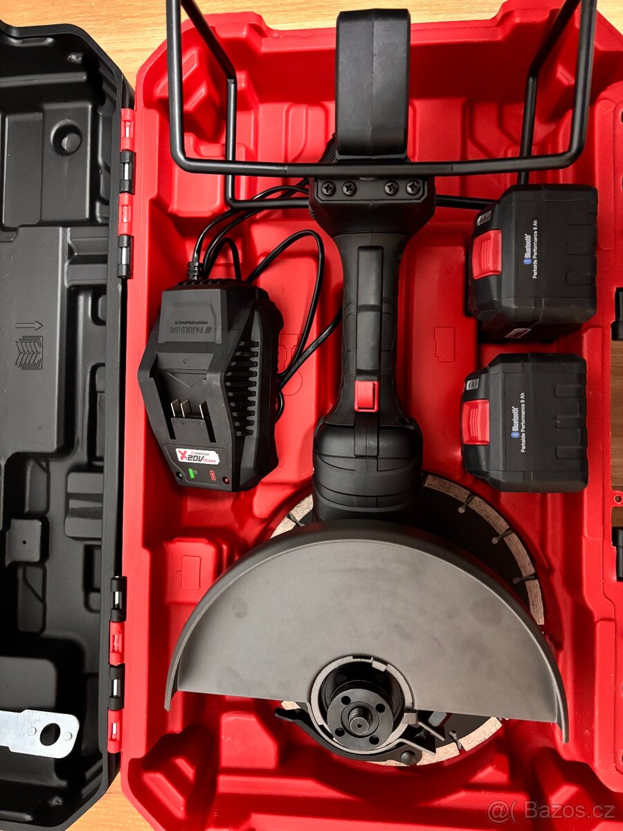 Aku úhlová bruska Parkside Perfomance pwsap 40 li a1 - 5