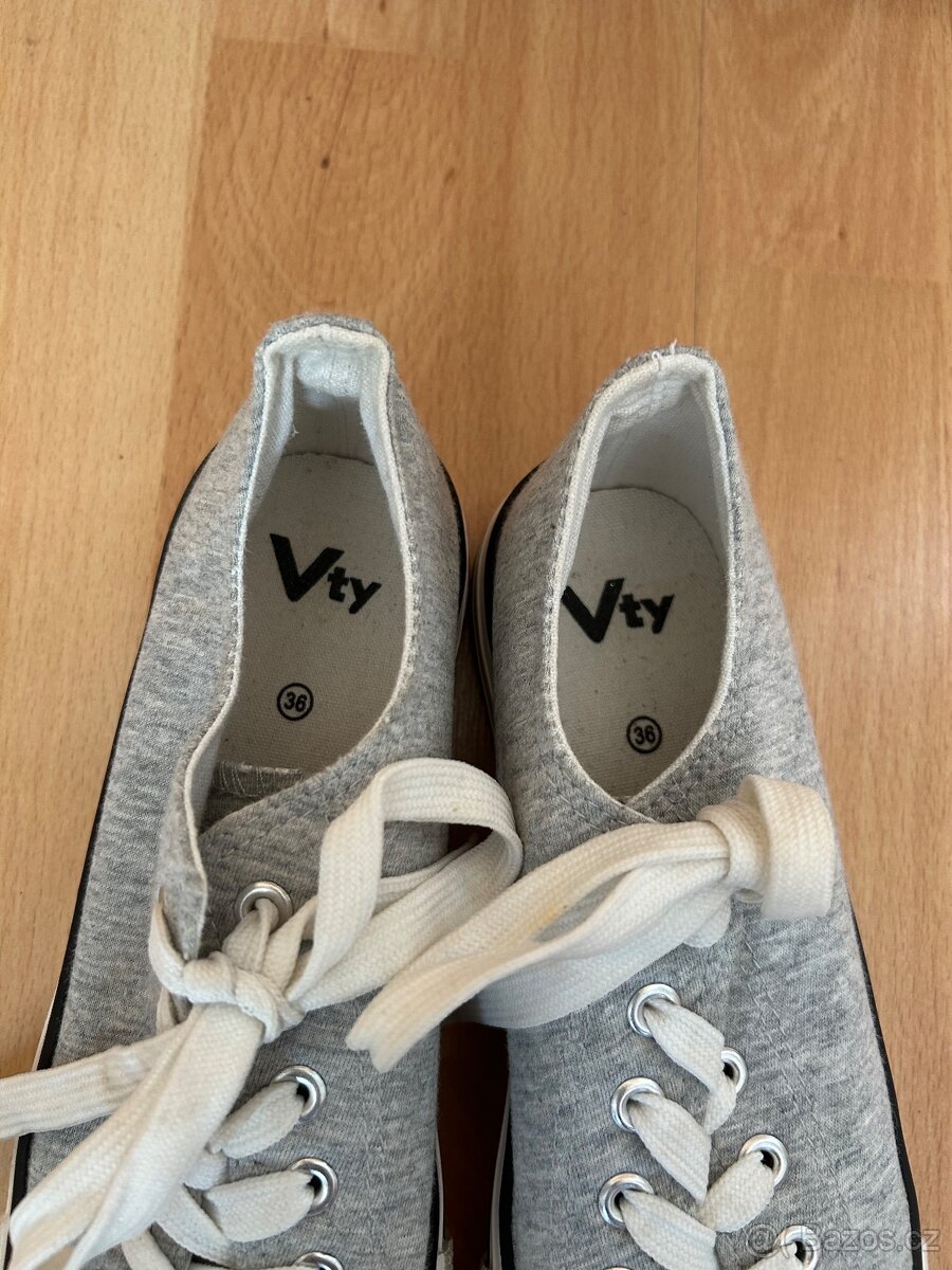 Šedé tenisky Vty 36 - 5