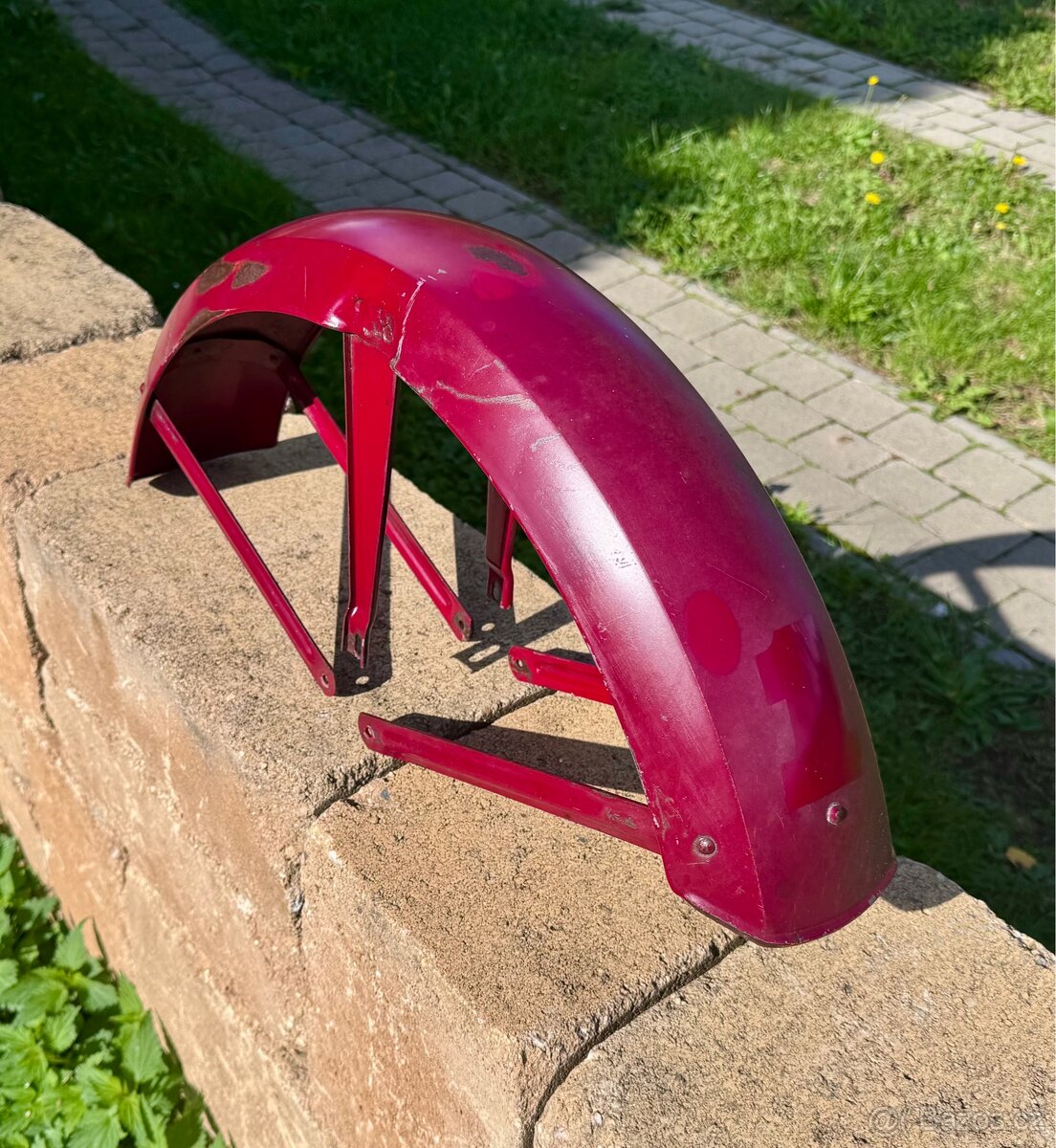 Jawa 350, CZ - přední blatník - 5