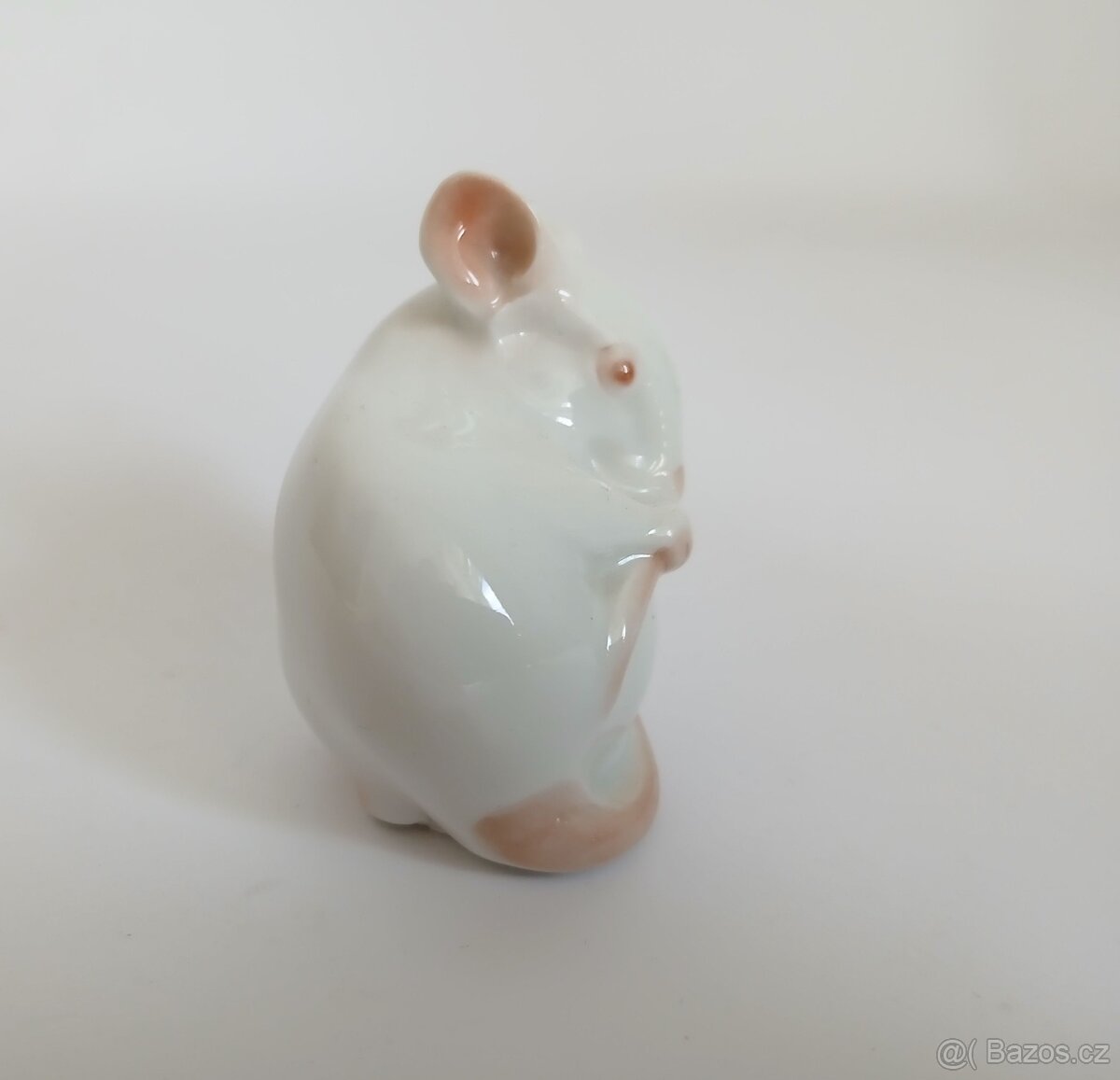 Porcelánová figurka - myška - Kodaň - 5