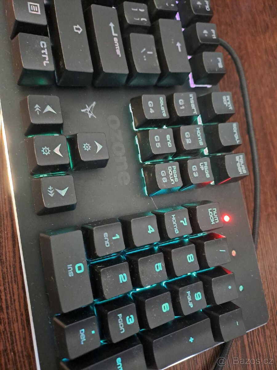 Herní klávesnice Ozone Alliance-hybridní spínače/RGB - 5