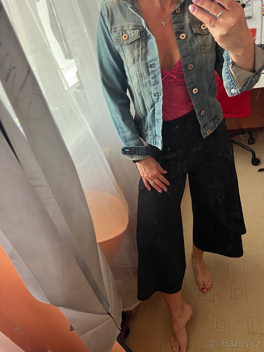 ZARA DŽÍNOVÁ BUNDA VEL.M - 5