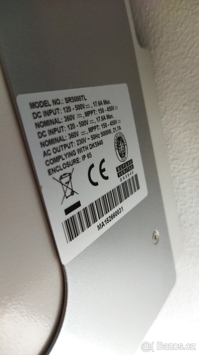 fve menic sinus SR5000TL - 5