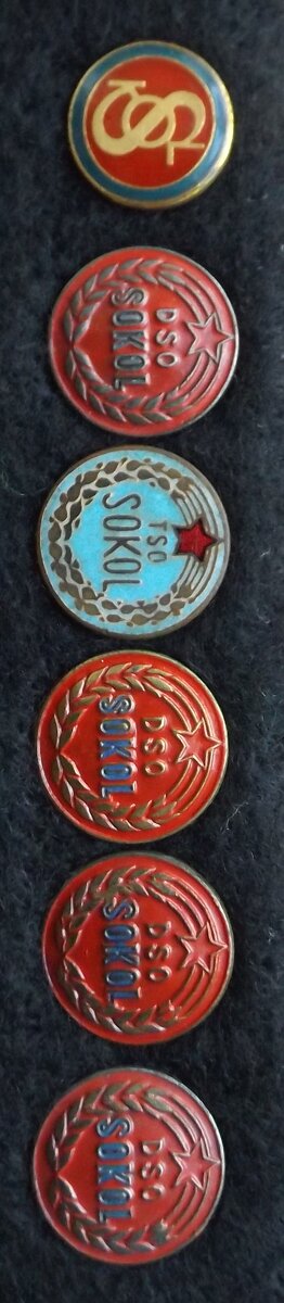 fotbalové sportovní odznaky - SOKOL, kopaná i jiné sporty - 5