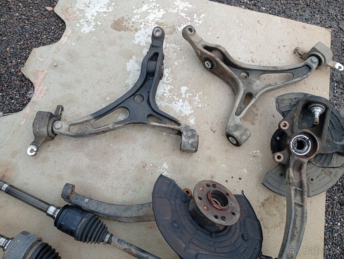 MERCEDES BENZ GL X164, W164 PŘEDNÍ NÁPRAVA POLOOSY, TĚHLICE - 5