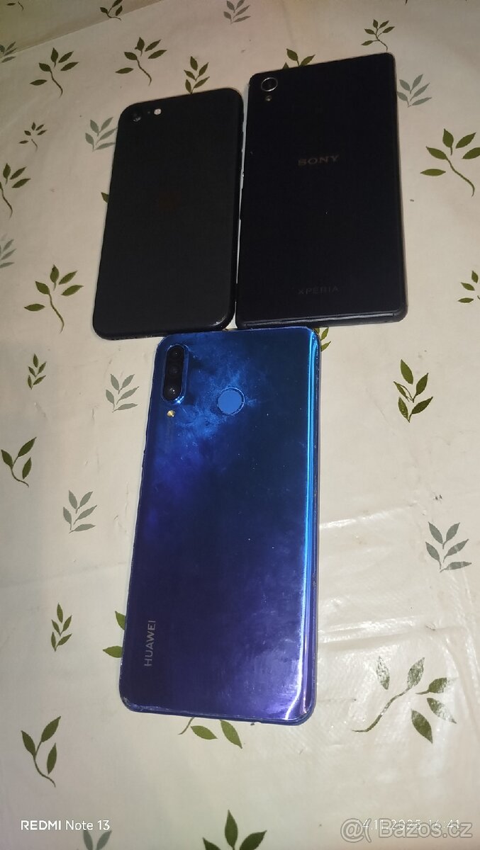 Mobily iphone 8, Huawei p30 lite, sony xperia - 5