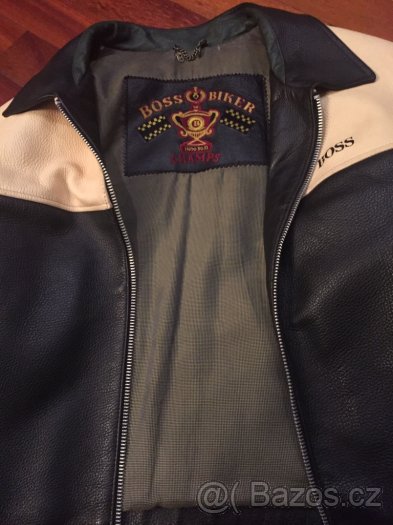 Boss biker - nádherná kožena bunda z hovězí kůže vel.M-L - 5