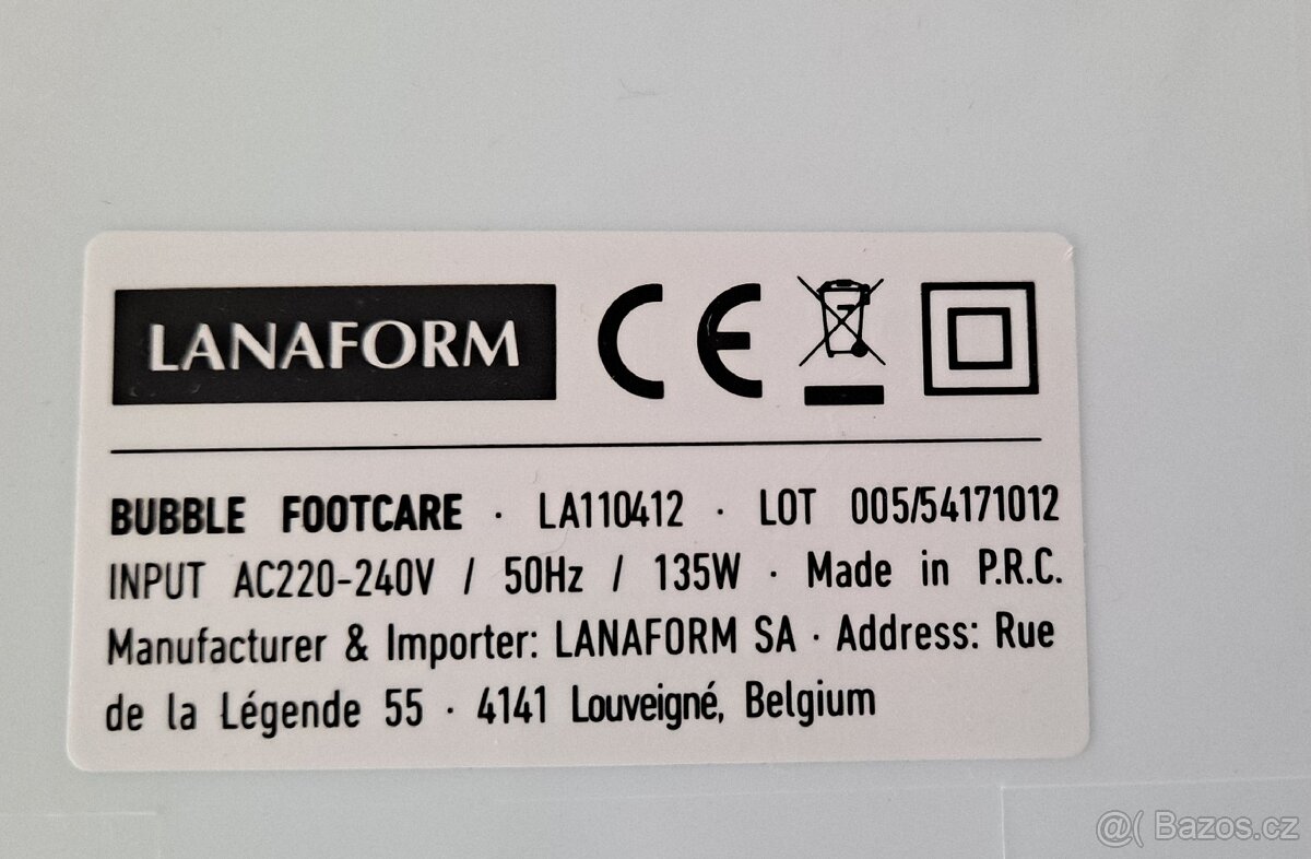 Perličková masážní lázeň na nohy Lanaform - 5
