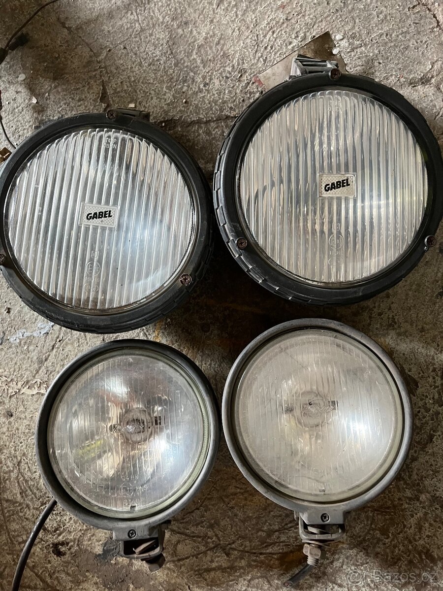 Kulatá světla přídavná offroad