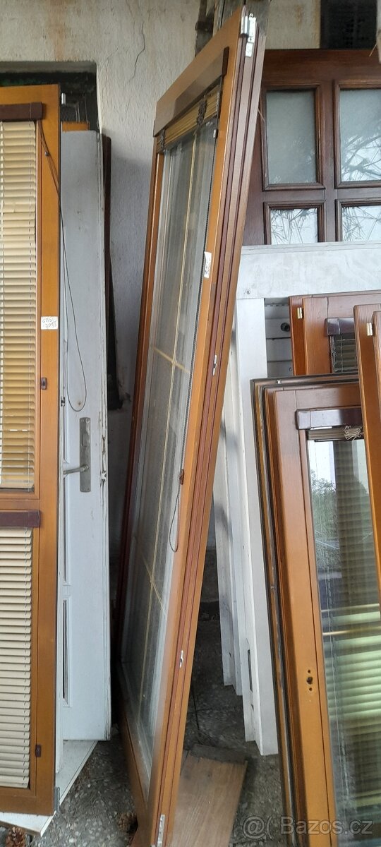 Dřevěné balkonové dveře - 5