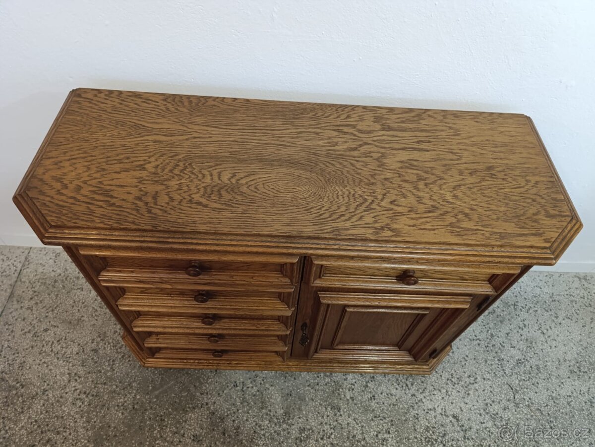 Rustikální komoda, masív, Nábytek s příběhem - 5