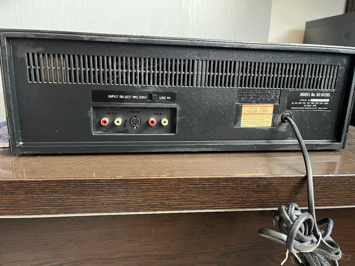 Tape deck National Panasonic RS-612US (1978) - 5