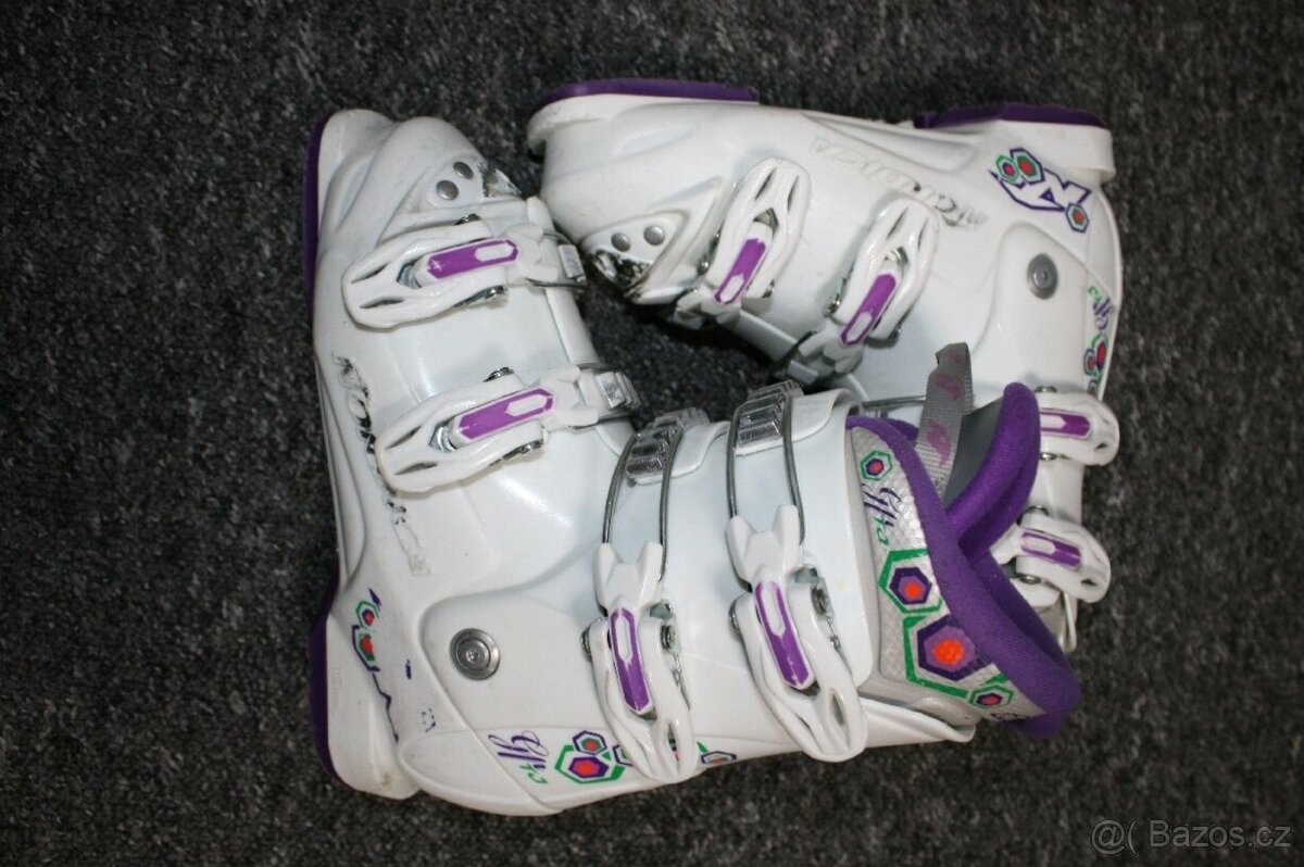 dívcí lyže tecno 120 cm , lyžáky - 5