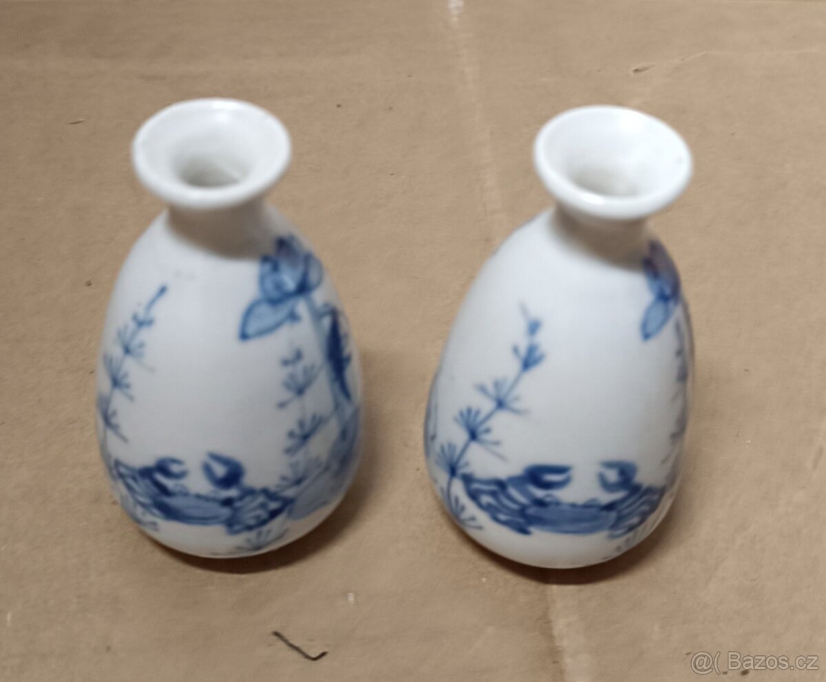 2 x malá porcelánová vázička - 5