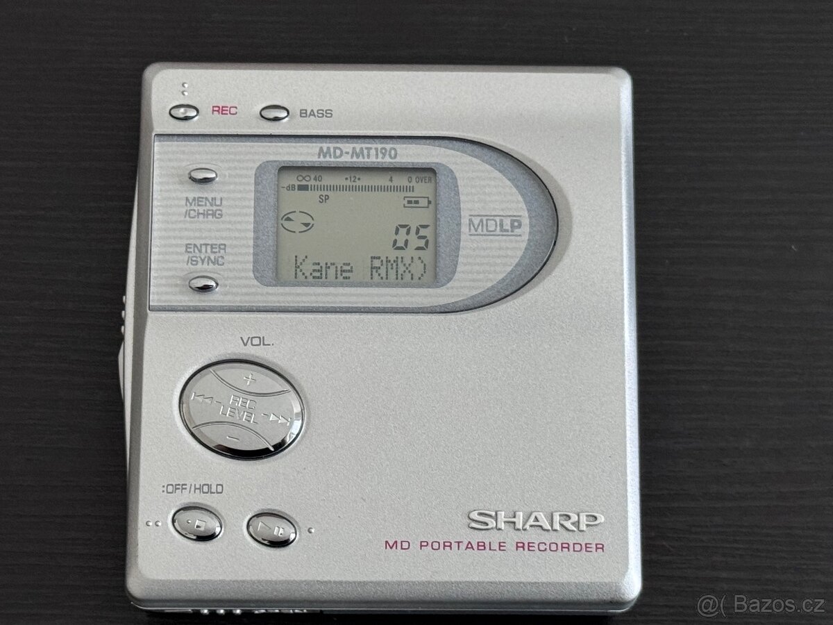 SHARP MD‑MT190H MD Walkman MiniDisc přehrávač/rekordér - 5
