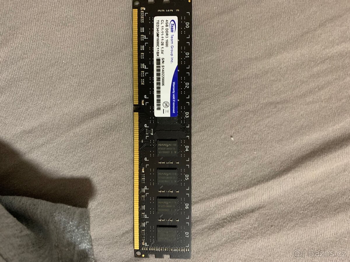 Paměti ram DDR 3 - 5