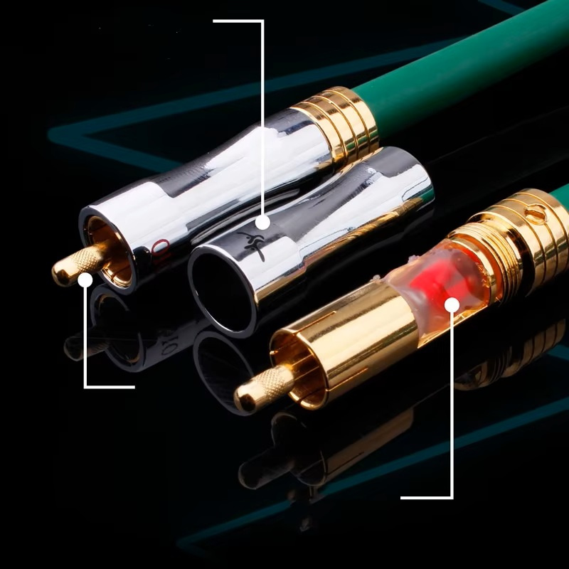 MCINTOSH 2328 99.998% Pure Copper HiFi Audio cable RCA - 5