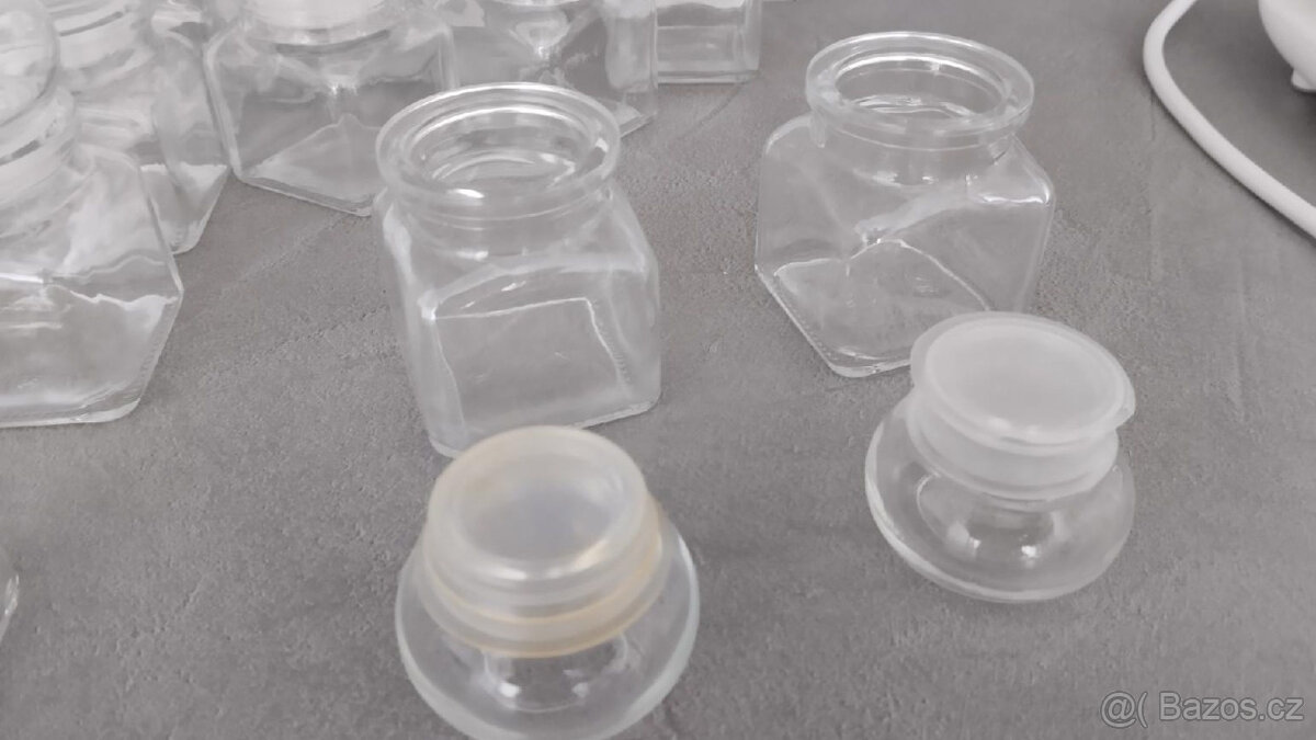 NÁDOBY NA KOŘENÍ/KOŘENKY SKLO - 5