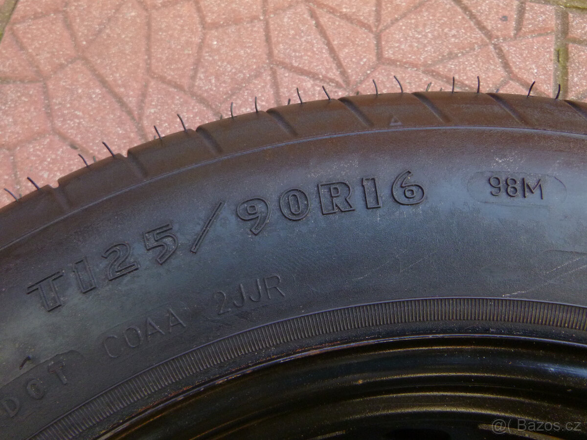 Rezerva dojezdovka originál Mercedes 5x112 3,5Jx16 ET32 - 5