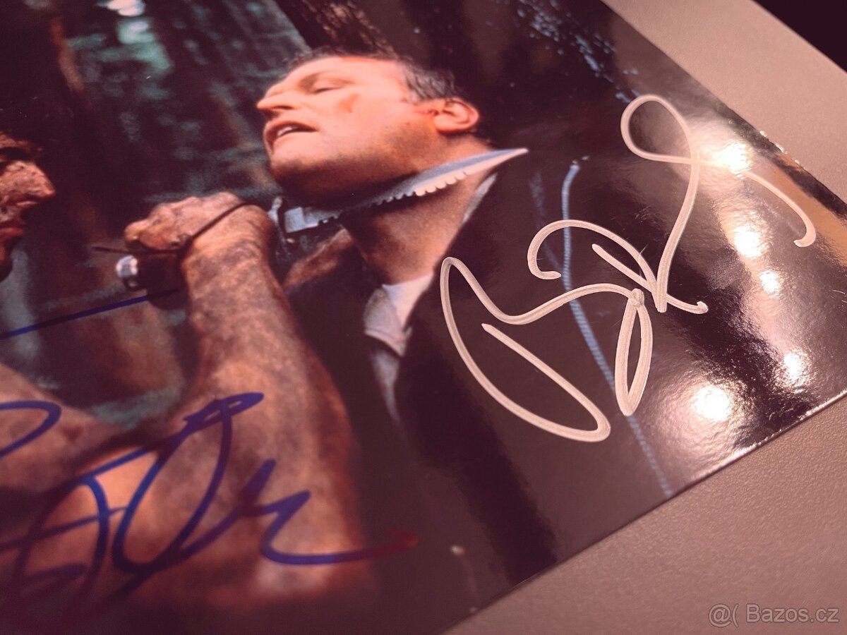 RAMBO: První krev S.Stallone & B.Dennehy autogram_ nůž Rambo - 5