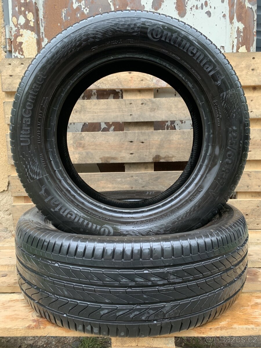 2ks 225/60/17 Continental/2022/99V/letní 6.7m - 5