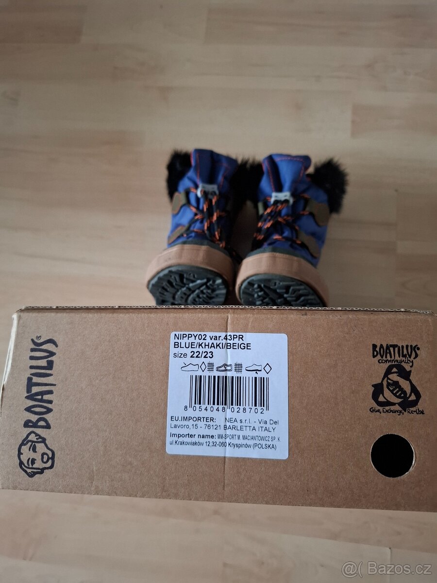 Sněhule chlapecké Boatilus velikost 22 až 23 - 5