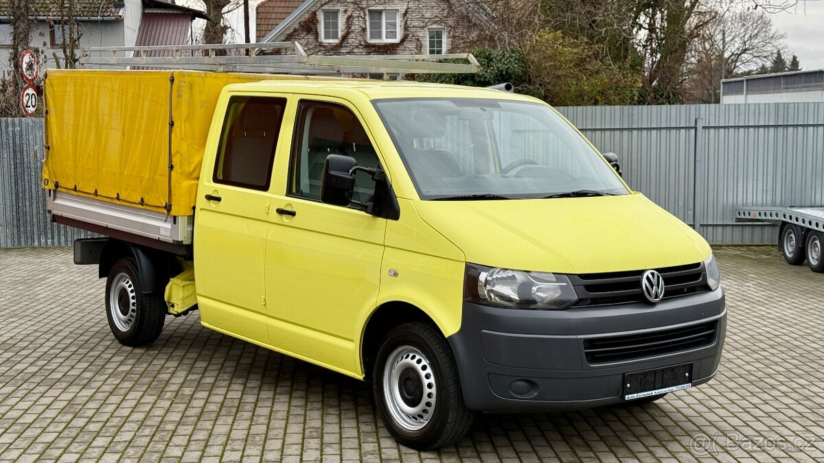 Volkswagen Transporter valník /2.0TDi/75kW/KLIMA/6MÍST/DOKA/ - 5