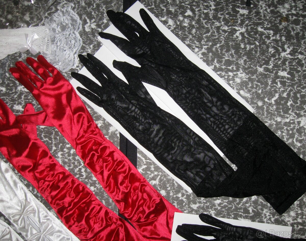 Společenské/svatební rukavičky - 5